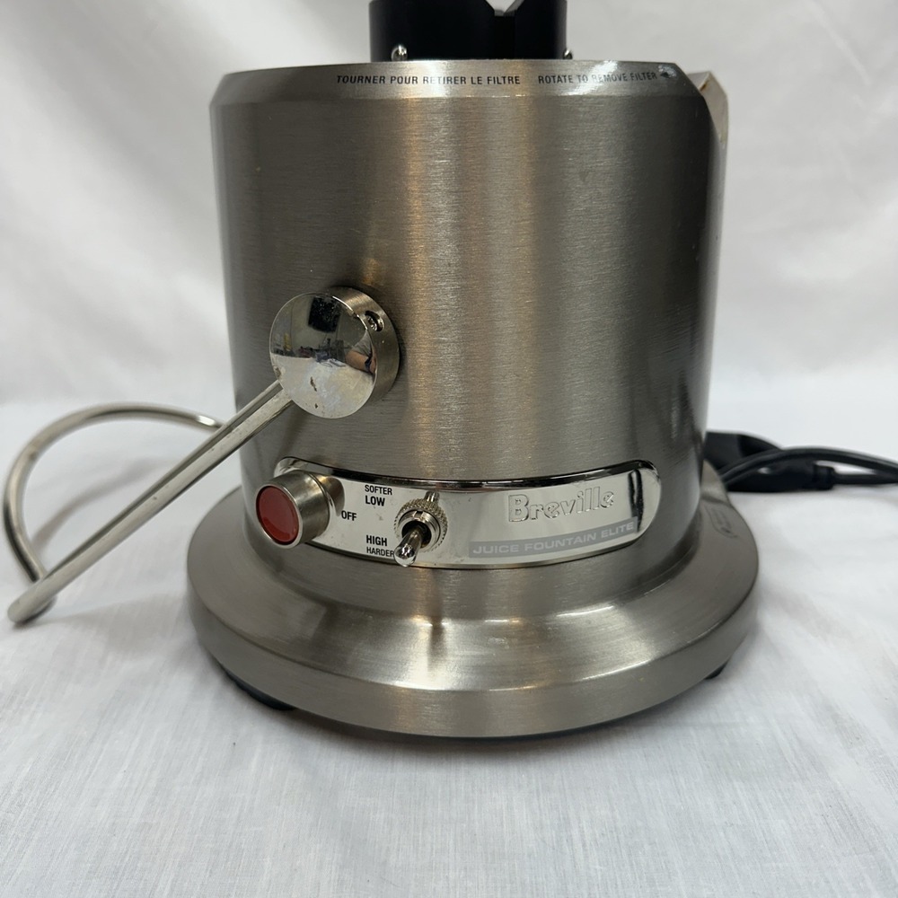 Breville Juice Fountain Elite 800JEXL/B 2 Speed Base Motor Only- Tested & Works